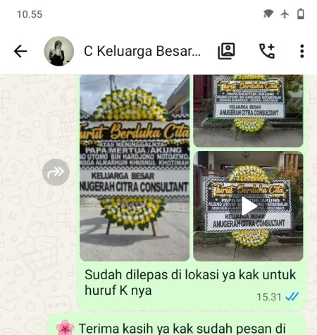 Pengiriman Papan Bunga Duka Terminal Kampung Rambutan